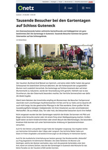 Tausende Besucher bei den Gartentagen auf Schloss Guteneck